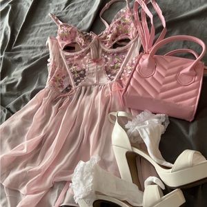 For Love and Lemons Lavender Fields Dress